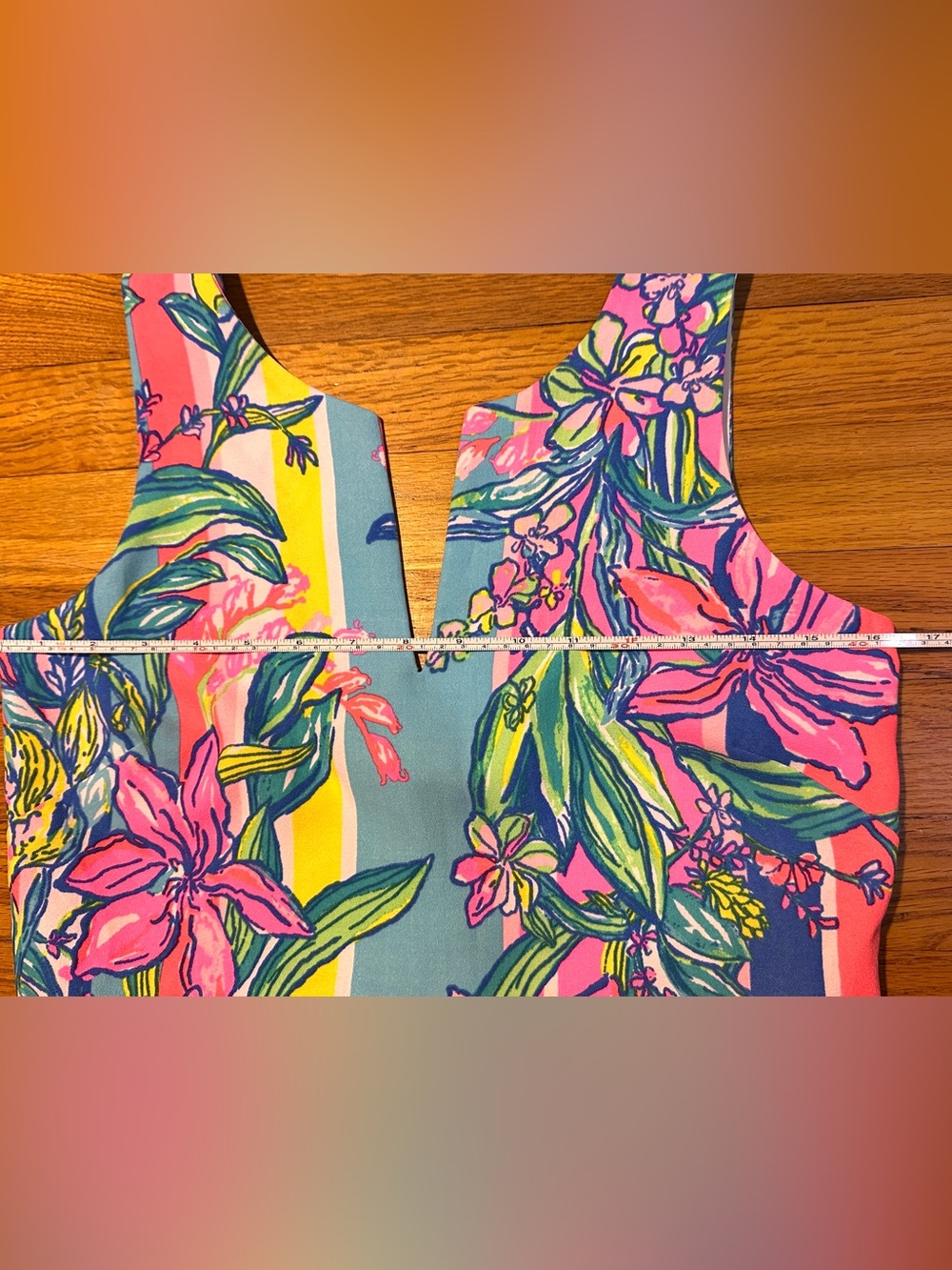 Lilly Pulitzer 0- Donna Shift Romper in "Easy Tiger" Vibrant Shift Dress! HTF! - Picture 5 of 8